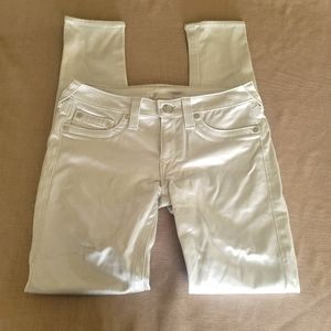 True Religion Silver Skinny Pants
